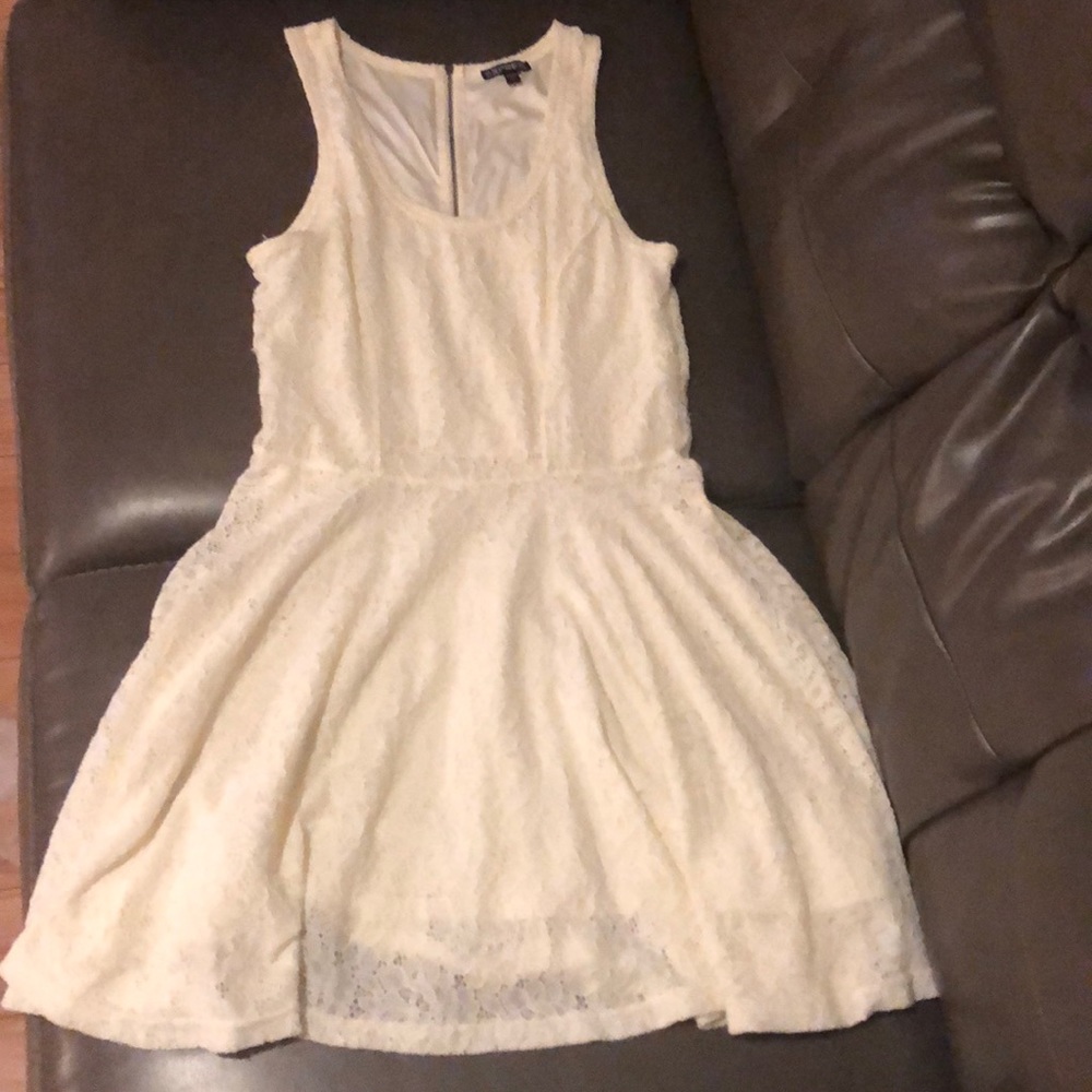 Express White/Ivory Lace Dress
